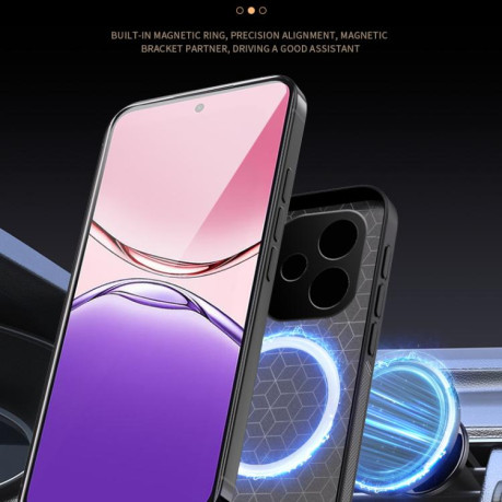 Чехол HUIYI Leather Magnetic для OPPO A5 Pro 5G - синий