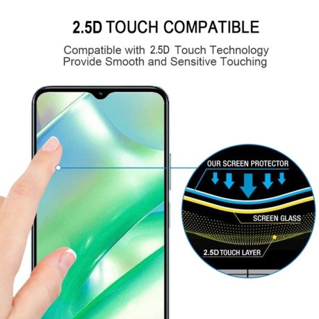 Защитное стекло Full Glue Full Cover для Realme 10 5G