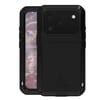 Противоударный чехол LOVE MEI Metal для iPhone 17 Pro — черный