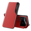 Чехол-книжка Clear View Standing Cover на Xiaomi Poco M4 Pro 4G - красный