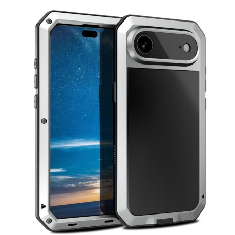 Противоударный чехол Shockproof IP54 Life Waterproof для iPhone Air - серебристый