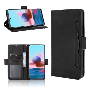 Чехол-книжка Skin Feel Calf на Xiaomi Redmi Note 10 Pro / Note 10 Pro Max - черный