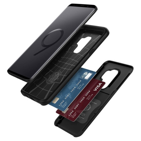 Оригинальный чехол Spigen Slim Armor Cs Galaxy S9+ Plus Black