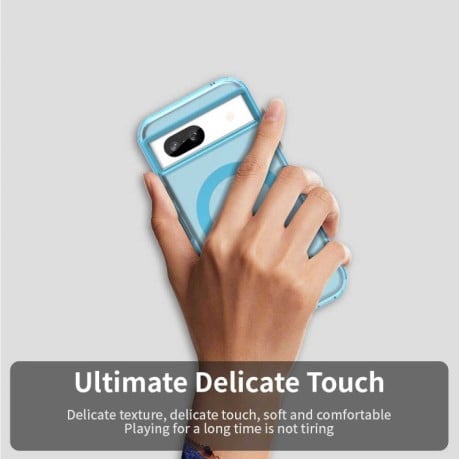 Протиударний чохол MagSafe Holder PC Hybrid для Google Pixel 8a - синій