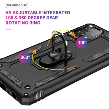 Протиударний чохол 360 Degree Rotating Holder Samsung Galaxy A52/A52s - чорний