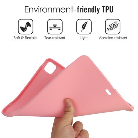 Чехол Oil Spray Skin-friendly TPU для iPad Pro 11 2024 - розовый
