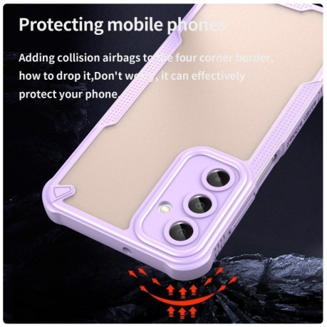 Протиударний чохол Armor Glaze PC Hybrid  для Samsung Galaxy A56 5G - фіолетовий