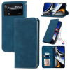 Чохол-книжка Retro Skin Feel Business Magnetic на Xiaomi Poco X4 Pro 5G - синій