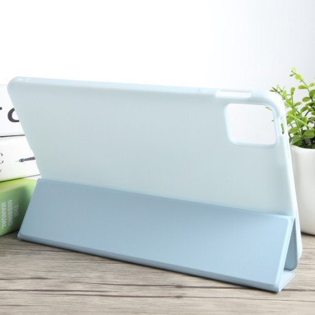 Чехол-книжка Litchi Texture для Xiaomi Pad 7 / Pad 7 Pro - голубой