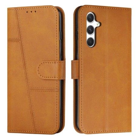Чохол-книжка Stitching Calf Texture  для Samsung Galaxy A56 5G - жовтий