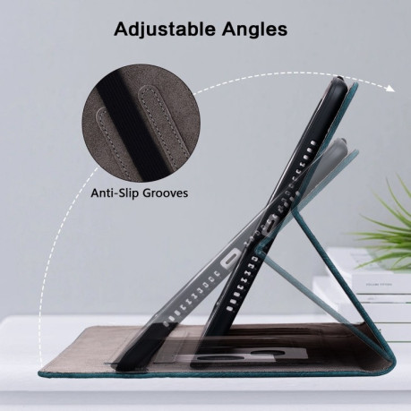 Чехол-книжка Butterfly Rose Embossed для Xiaomi Pad 7 / Pad 7 Pro - синий