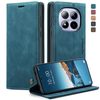 Чехол-книжка CaseMe-013 многофункциональный с кармашком на карт на Xiaomi Redmi Note 15 Pro 4G Global  — синий