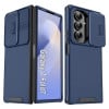 Противоударный чехол Sliding Camshield для Samsung Galaxy Fold 7 - синий
