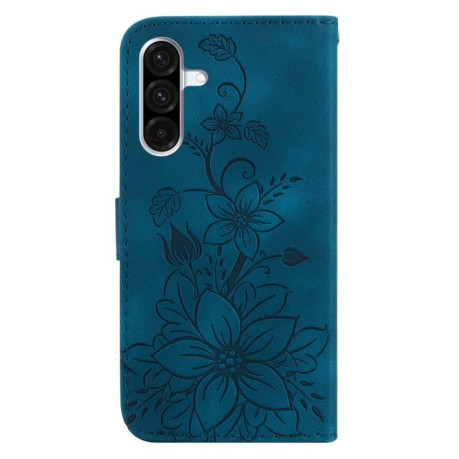 Чохол-книжка Lily Embossed Leather  для Samsung Galaxy A36 5G / A56 5G - синій