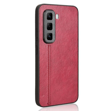 Ударозащитный чехол Sewing Cow Pattern для Infinix Hot 50 Pro 4G - красный