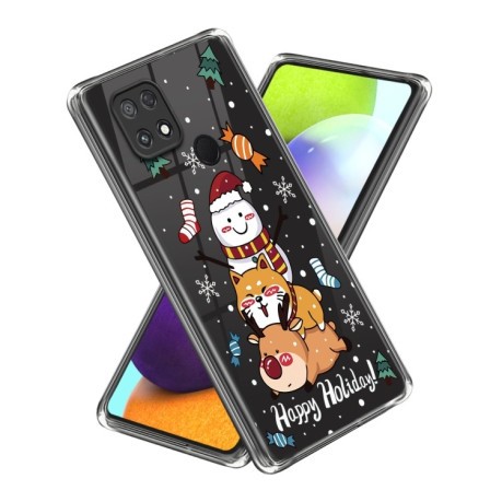 Протиударний чохол Christmas Patterned для Xiaomi Poco C40/Redmi 10c - Elk Puppy
