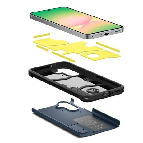 Оригинальный чехол Spigen Tough Armor на Samsung Galaxy A56 5G - Gray/Black