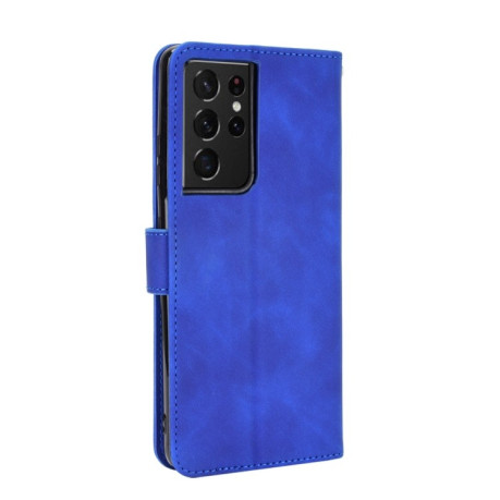 Чохол-книжка Solid Color Skin Feel Samsung Galaxy S21 Ultra - синій