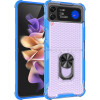 Протиударний чохол Honeycomb with Ring Holder Samsung Galaxy Z Flip3 5G - синій