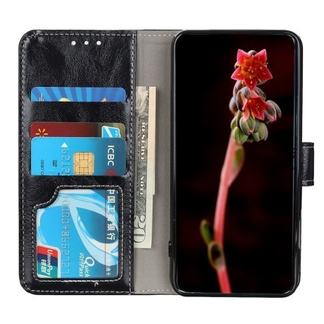 Чохол-книжка Magnetic Retro Crazy Horse Texture для Samsung Galaxy A16 5G - чорний