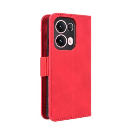 Чехол-книжка Skin Feel Calf на OPPO Reno13 Pro 5G Global - красный