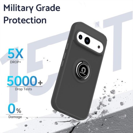 Протиударний чохол Q Shadow 1 Series для Google Pixel 9 / 9 Pro - Black+Red