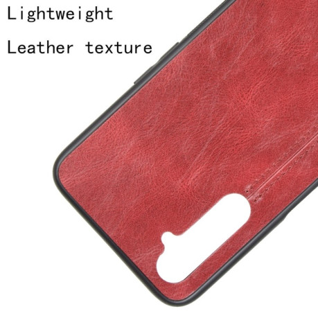 Ударозащитный чехол Sewing Cow Pattern для Realme 6 - красный