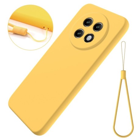 Силіконовий чохол Solid Color Liquid Silicone на Realme 13+ 5G/13 Pro 5G/13 Pro+ - жовтий