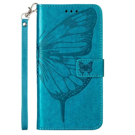 Чохол-книжка Embossed Butterfly для Realme 9 Pro/OnePlus Nord CE 2 Lite 5G - синій