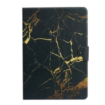 Чехол- книжка черный Gold Marble  для iPad 9/8/7 10.2 (2019/2020/2021) / 10.5