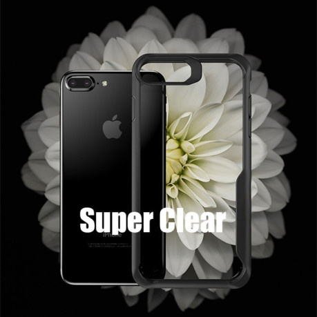 Протиударний чохол для iPhone 8 Plus/ 7 Plus прозорий (Black)