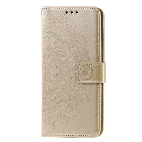 Чехол-книжка Totem Flower для Samsung Galaxy M52 5G - золотой