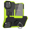 Противоударный чехол Machine Armor Bear для iPhone 13 Pro - зеленый