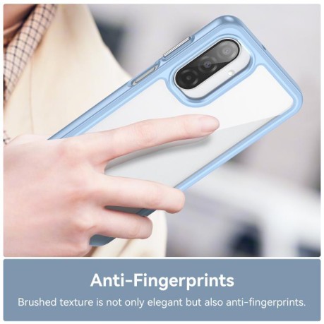 Противоударный чехол Colorful Acrylic Series для Samsung Galaxy A17 5G - синий