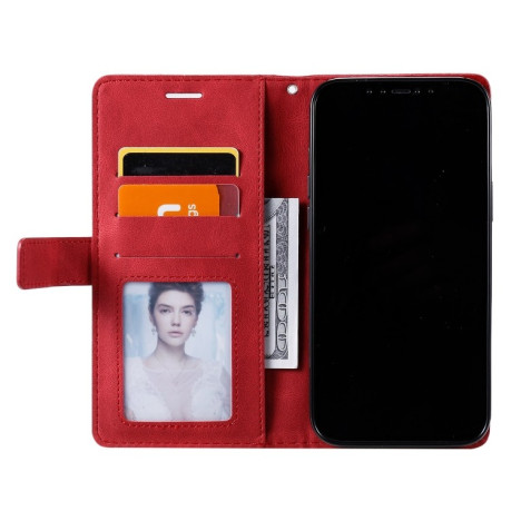 Чехол-книжка Skin Feel Splicing для Realme 13 Pro / 13 Pro+ 5G - красный