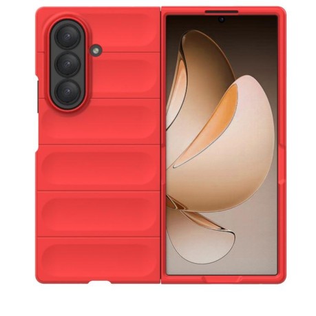Силиконовый чехол Magic Flannel для Samsung Galaxy Fold 7 5G - красный