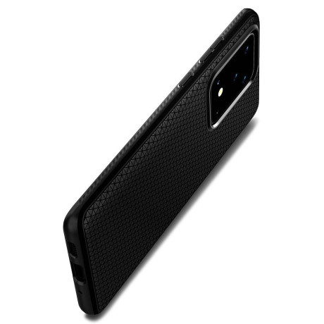 Оригинальный чехол Spigen Liquid Air для Samsung Galaxy S20 Ultra Matte Black