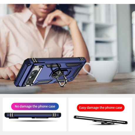 Протиударний чохол HMC 360 Degree Rotating Holder для Google Pixel 8 Pro - синій