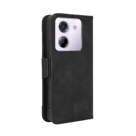 Чехол-книжка Skin Feel Calf на Xiaomi Poco M7 Pro 5G - черный
