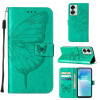 Чохол-книжка Embossed Butterfly для OnePlus Nord 2T 5G - зелений