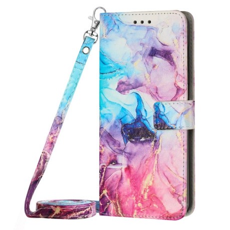 Чохол-книжка Crossbody Painted Marble для Xiaomi Redmi Note 12 Pro Speed / Poco X5 Pro 5G - різнокольоровий