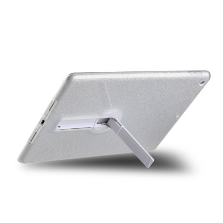 Противоударный чехол Glitter with Holder для iPad 10.2  - серебристый