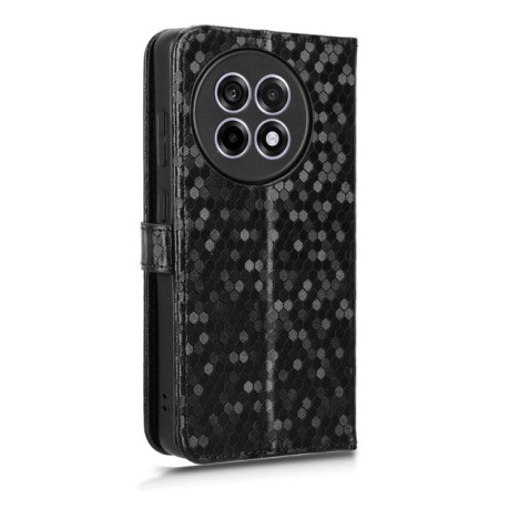 Чехол-книжка Honeycomb Dot для OnePlus 13R/Ace 5/Ace 5 Pro - черный
