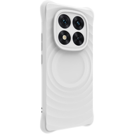 Ударозахисний чохол IMAK UC-6 Series Manbo Frosting Soft на Redmi Note 14 Pro 5G/Poco X7 - білий