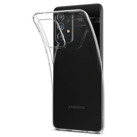 Оригинальный чехол Spigen Liquid Crystal на Samsung Galaxy А52 Crystal Clear