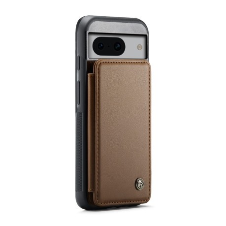 Чехол CaseMe C22 Card Slots Holder RFID Anti-theft для Google Pixel 8a - коричневый