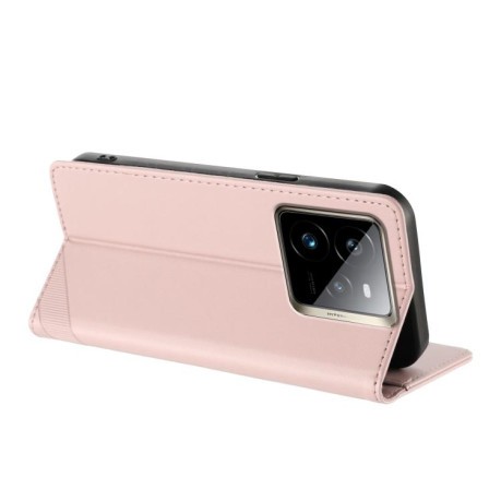 Чехол-книжка Embossed Multi-functional Wallet Retro Leather на Realme GT7 Pro - розовый