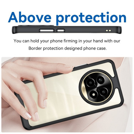 Протиударний чохол Colorful Acrylic Series для Realme 13 Pro 5G - чорний