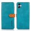 Чохол-книжка KHAZNEH Dual-color Cowhide для Samsung Galaxy A05 4G - синій