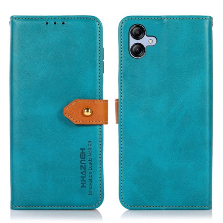 Чехол-книжка KHAZNEH Dual-color Cowhide для Samsung Galaxy A05 4G - синий